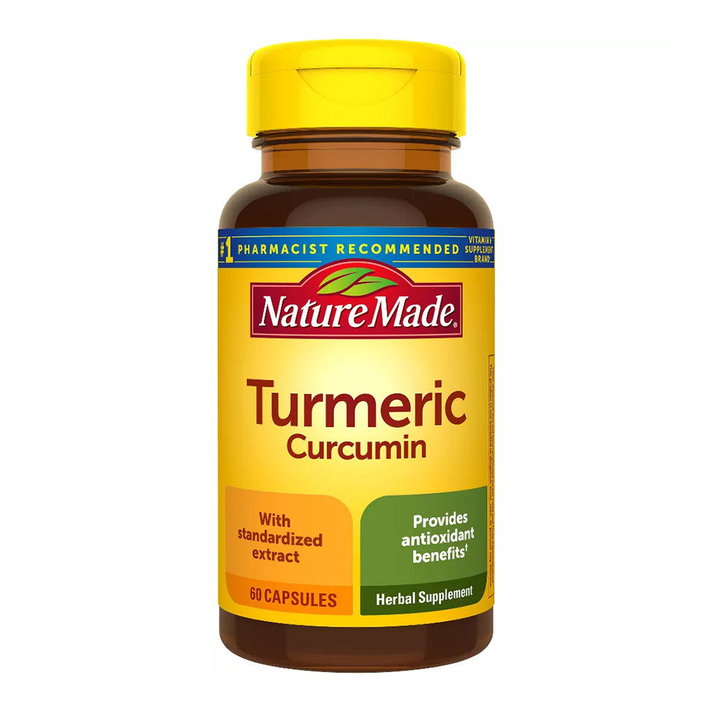 Nature Made Turmeric Curcumin Capsules For Antioxidant Herbal Supplement, 60 Ea